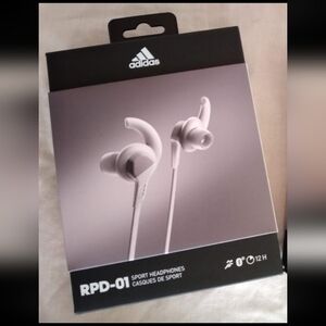Adidas Wireless Sport Headphones NEW Bundle of 2 in Light Gray *Last One*